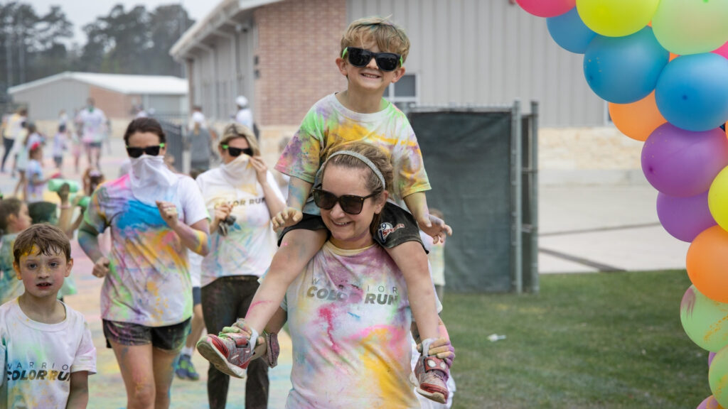 Woodlands Christian Academy Color Run 2021