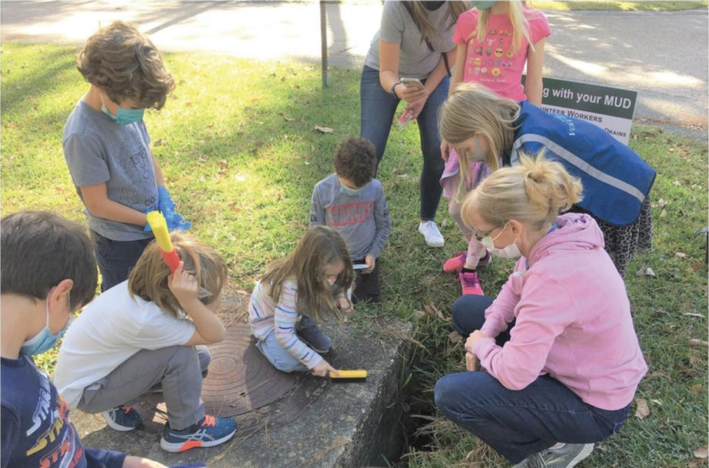 Woodlands Township Environmental Services Department Drain Marking Volunteers