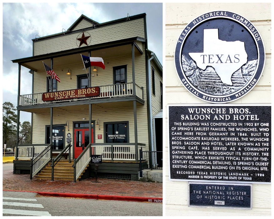 The historic Wunsche Bros. Cafe & Saloon has been closed since 2015 due to fire damage, and is now open thanks to the new owners who bought it in March 2017. Husband and wife Casey and Nancy Kosh, who also own Amerigo’s Grille in The Woodlands, are reinvigorating this historic spot.  