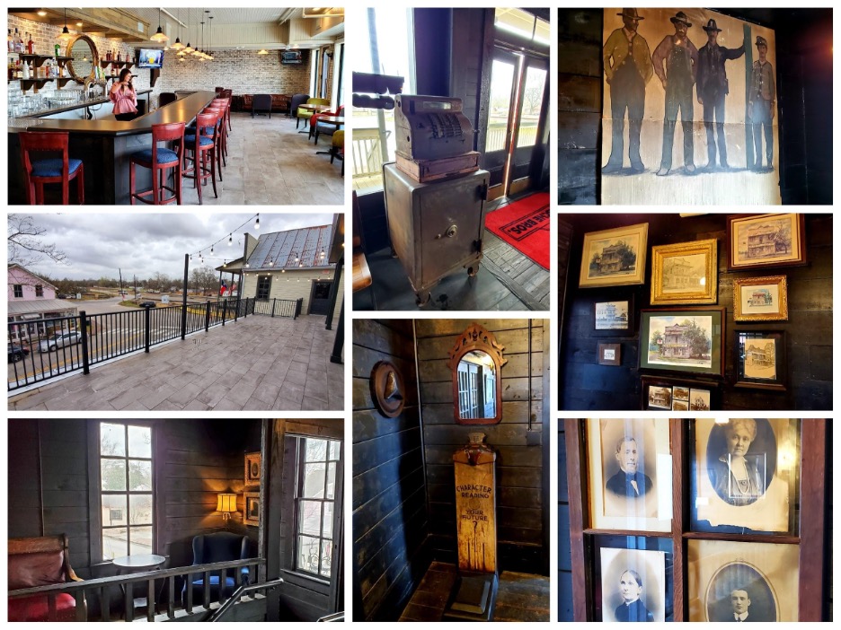 Photo by Nick Rama; New upstairs bar lounge, new balcony, original photos, paintings and artifacts. 