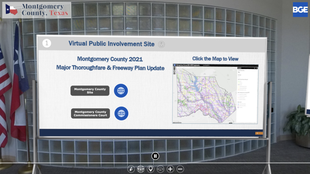 Virtual Public Involvment Site Major Thoroughfare Freeway Plan Update 2021 Montgomery County Texas