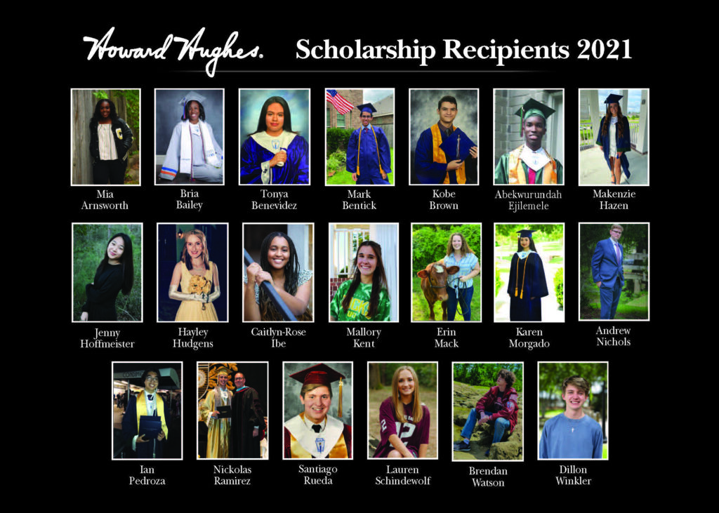 HH 2021 Scholarship Recipients Howard Hughes