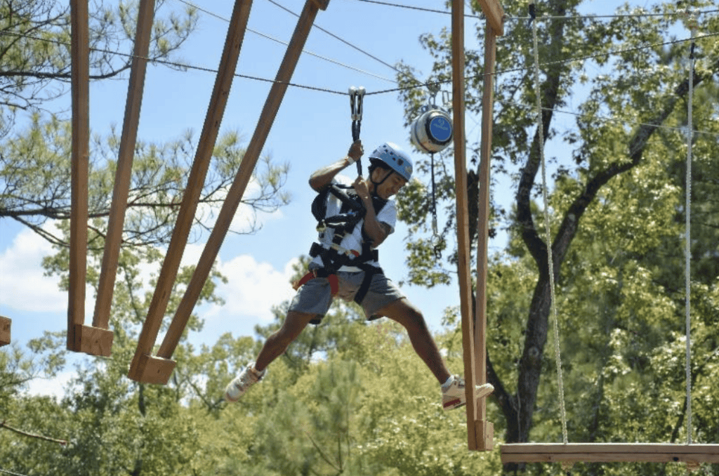 Texas TreeVentures, a challengebychoice aerial adventure course in