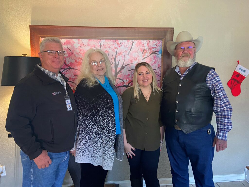 Treehouse Center 2021 Commissioners Walker. Kathy, Dhelynn, Charlie Riley Jan 2021