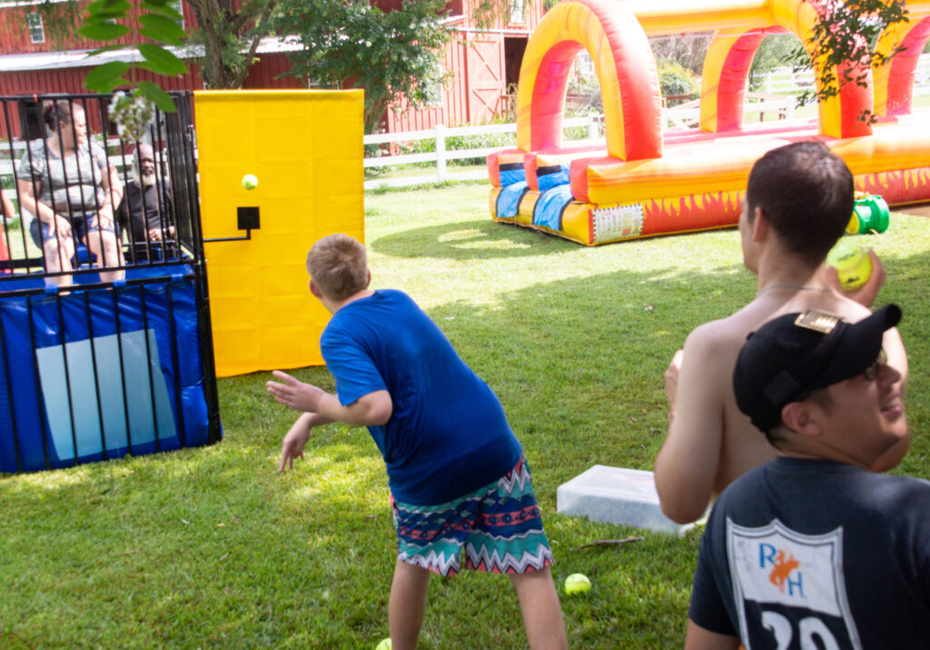 2021 Water Day New Danville dunking booth