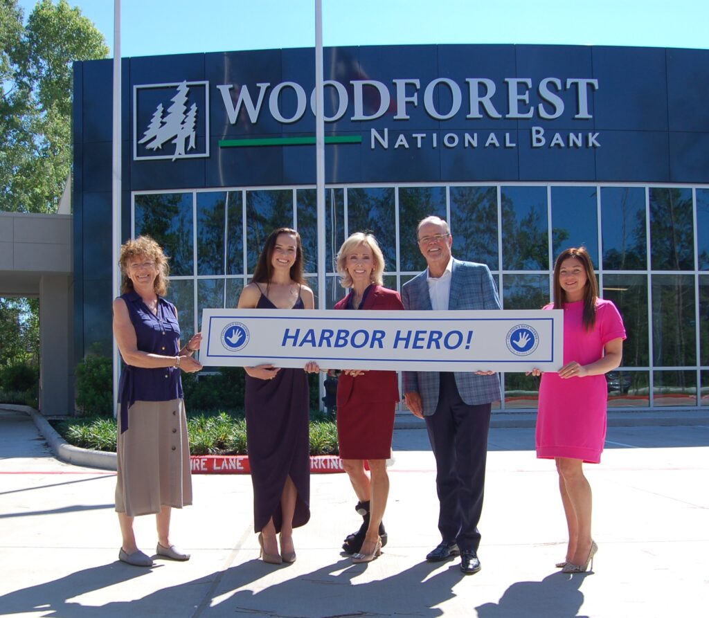 Woodforest Charitable foundation harbor hero Children's Safe Harbor 2021