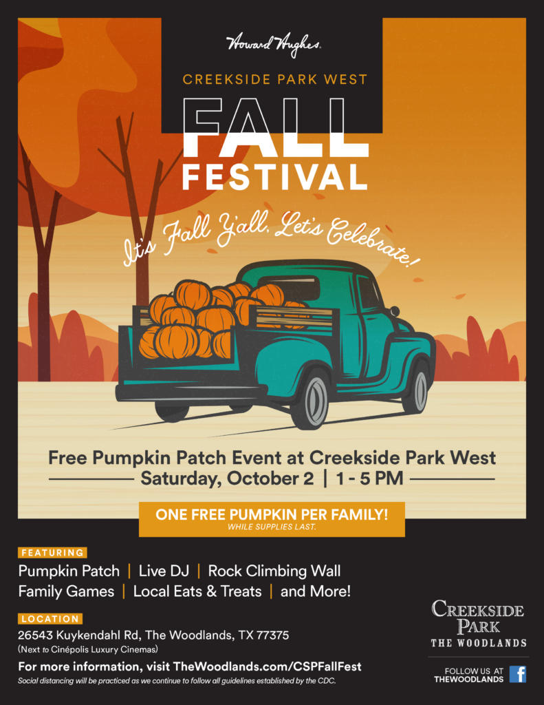 Creekside Park 2021 Fall Festival Woodlands