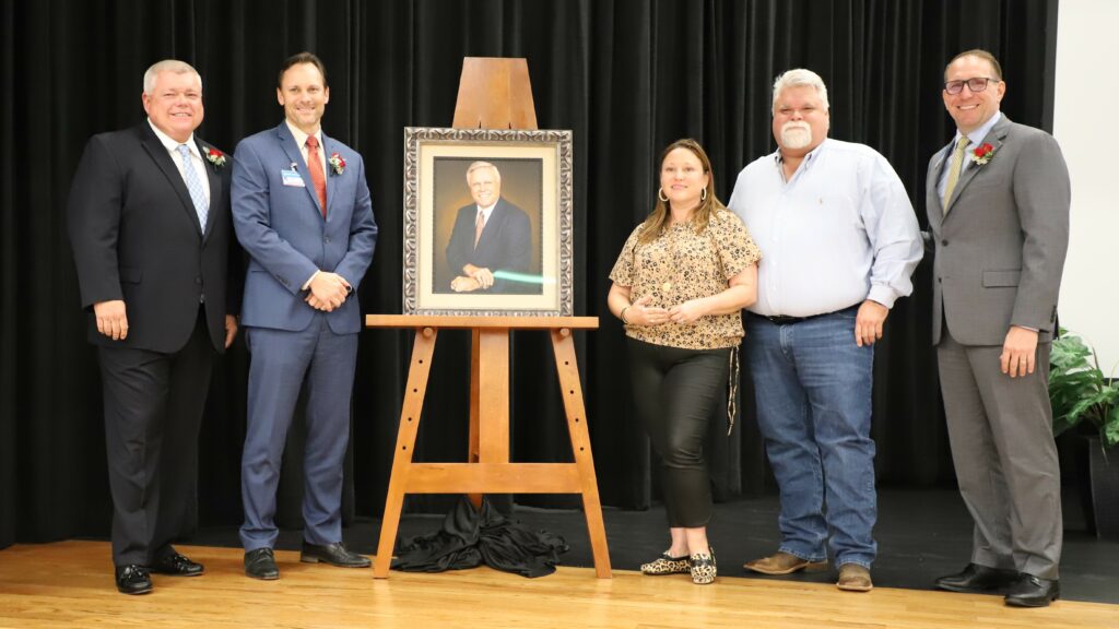 Conroe ISD Dedicates Ruben W. Hope, Jr. Elementary School Portrait Presentation Conroe Independent School District ISD