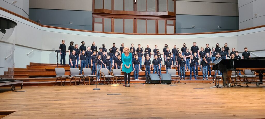 Mitchell Mustang Choir under the direction of Mrs. Cyndie Lowry