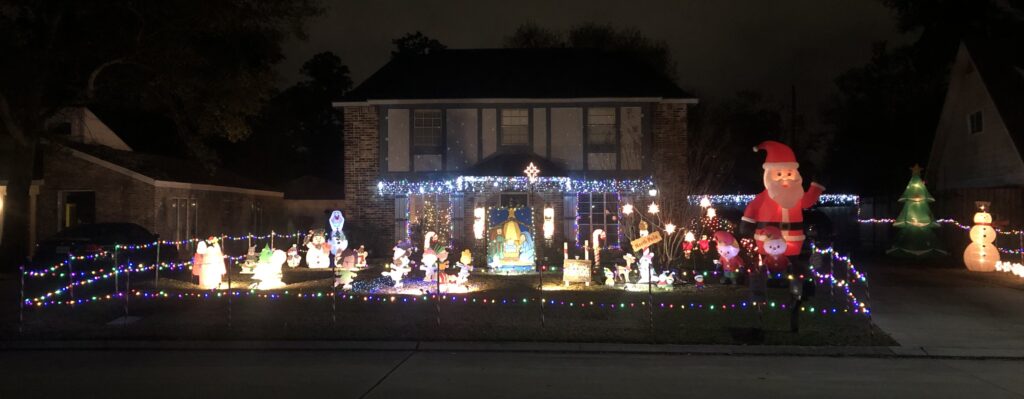 Shenandoah Drive Texas The Woodlands Area Christmas Lights 2021 Photo by Tiffany Marascio