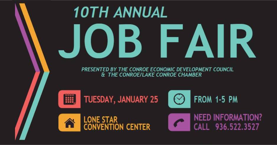 10th annual conroe edc lake conroe chamber job fair 2022