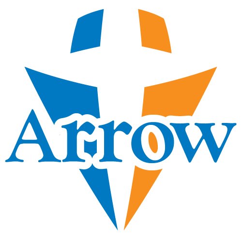 arrow child & family ministries foster and adoption logo spring texas