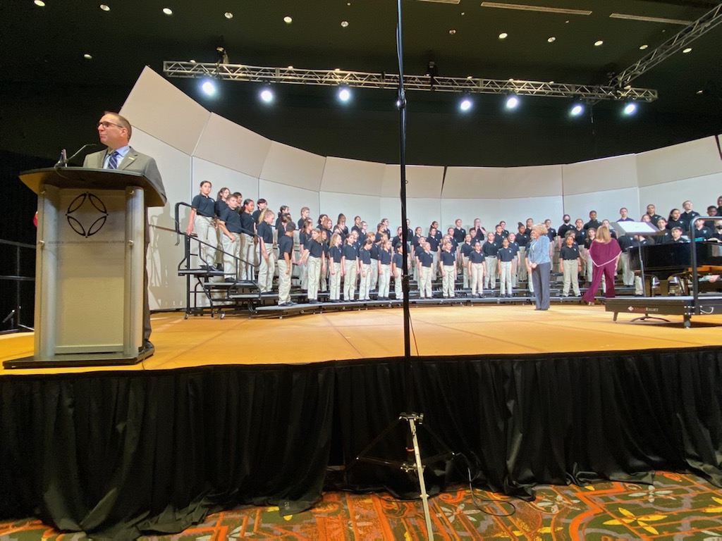 Mitchell Intermediate Mixed Choir Performs TMAE Texas Music Educators Association 2022 Clinic Convention