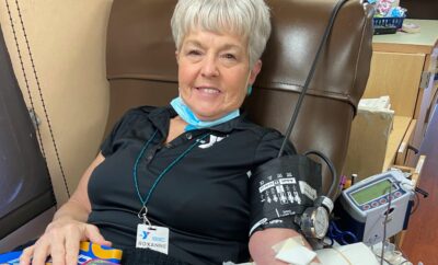 Roxanne Davis The Woodlands Family YMCAs Gulf Coast Regional Blood Center hosts Blood Donor Coach monthly