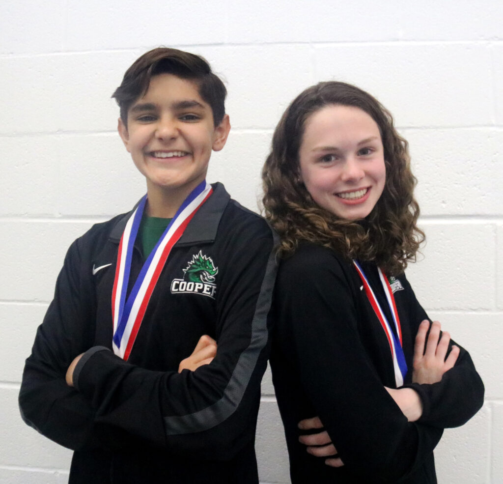 SPC champion divers The John Cooper School Diego Burgos Morgan Robson 2022