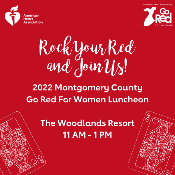 Go Red for Women Luncheon: Montgomery County to rally against