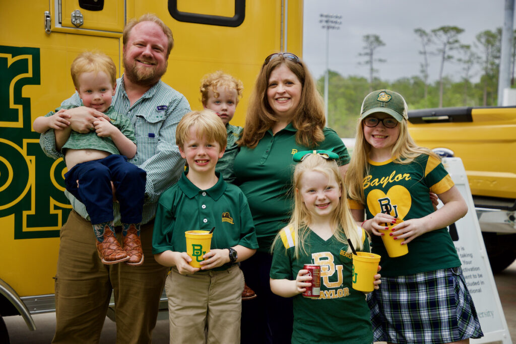 Baylor’s Dr. Pepper Hour Tour stops by The Woodlands Christian Academy