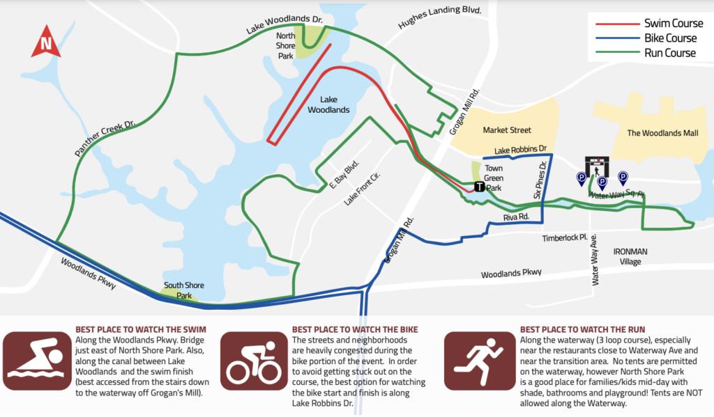 2022 IRONMAN Texas The Woodlands Spectator Guide