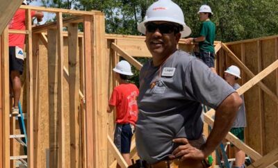 Habitat Homes built by the community