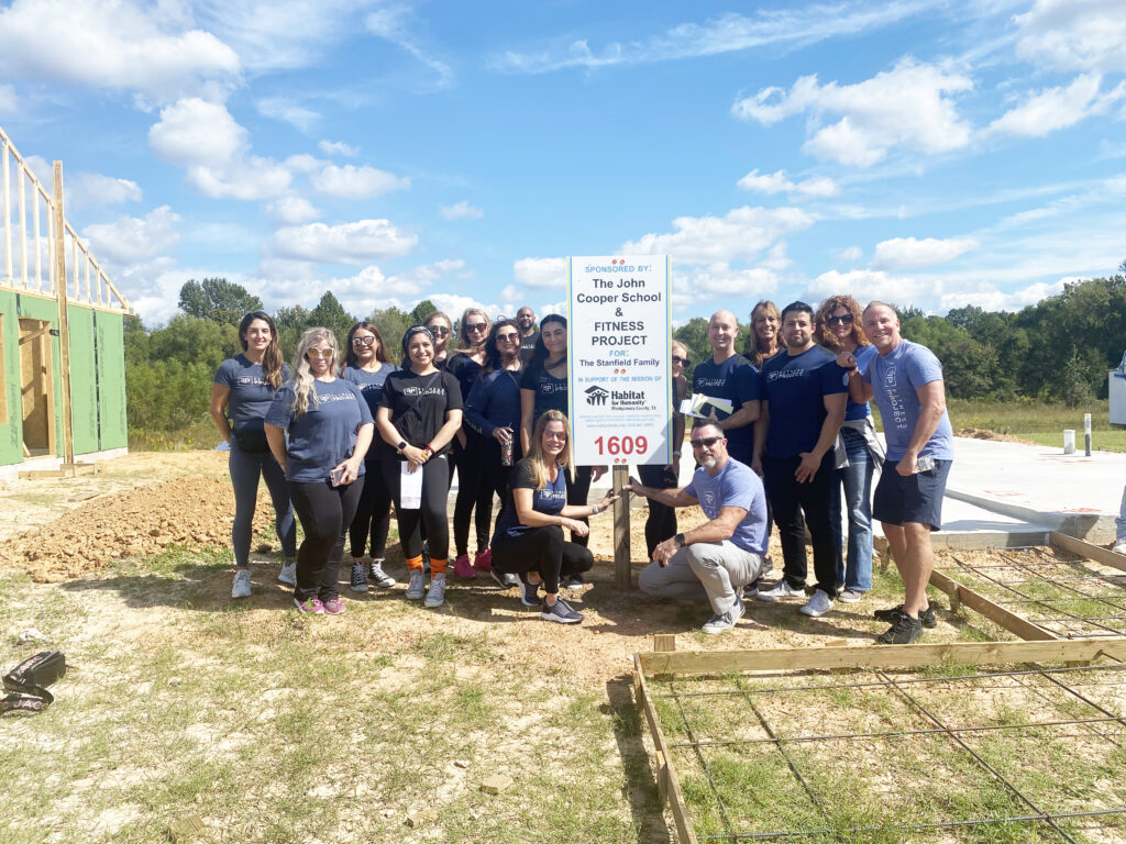 John Cooper School Fitness Project Habitat for Humanity Montgomery County Texas