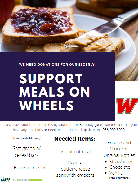 MOWMC DEI Meals on Wheels Montgomery County The Woodlands High School