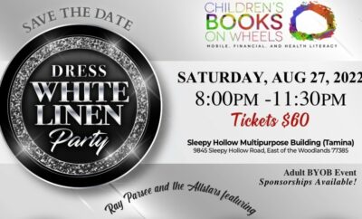 Dress White Linen Party Children's Books on Wheels 2022 Sleepy Hollow Multipurpose Building Cover