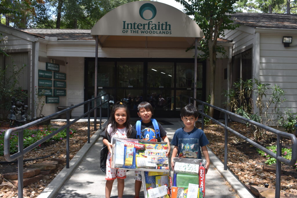 Interfaith of the Woodlands Kits for Kidz Conroe ISD students