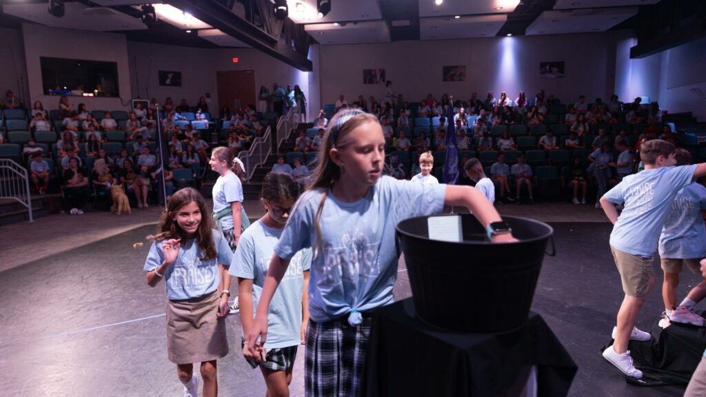 The Woodlands Christian Academy New House System Sorting Ceremony