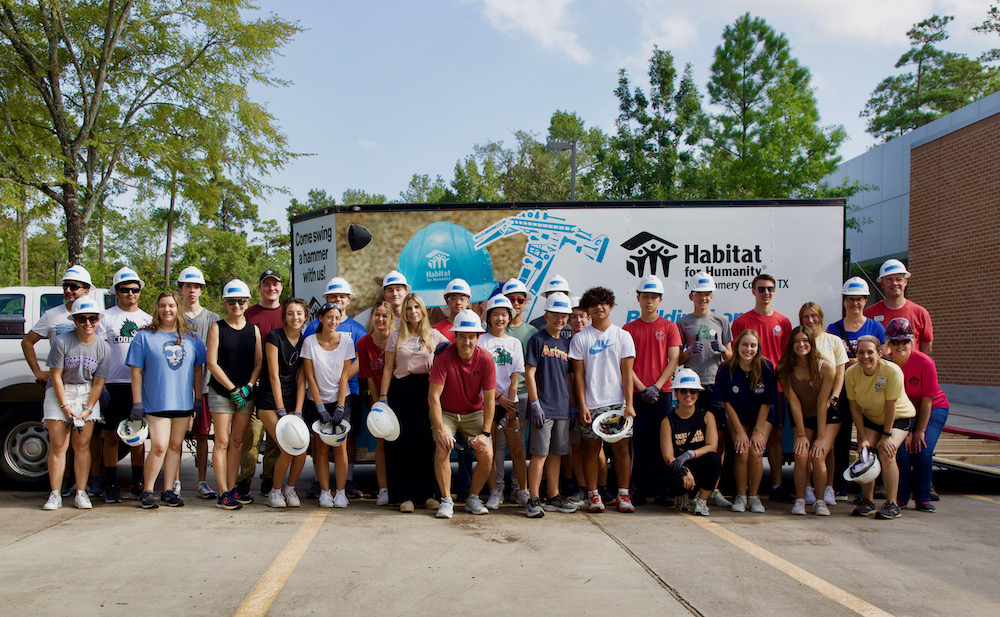 The John Cooper School Habitat for Humanity Construction Day