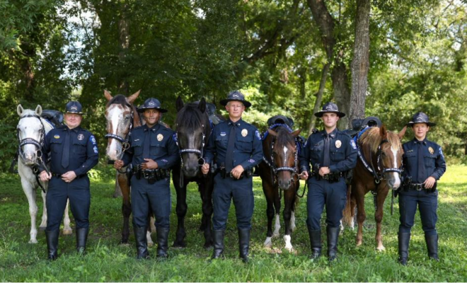 Conroe Police Department implements Mounted Patrol Unit - Hello Woodlands