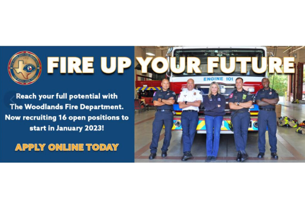 The Woodlands Fire Department Recruiting 2022-2023