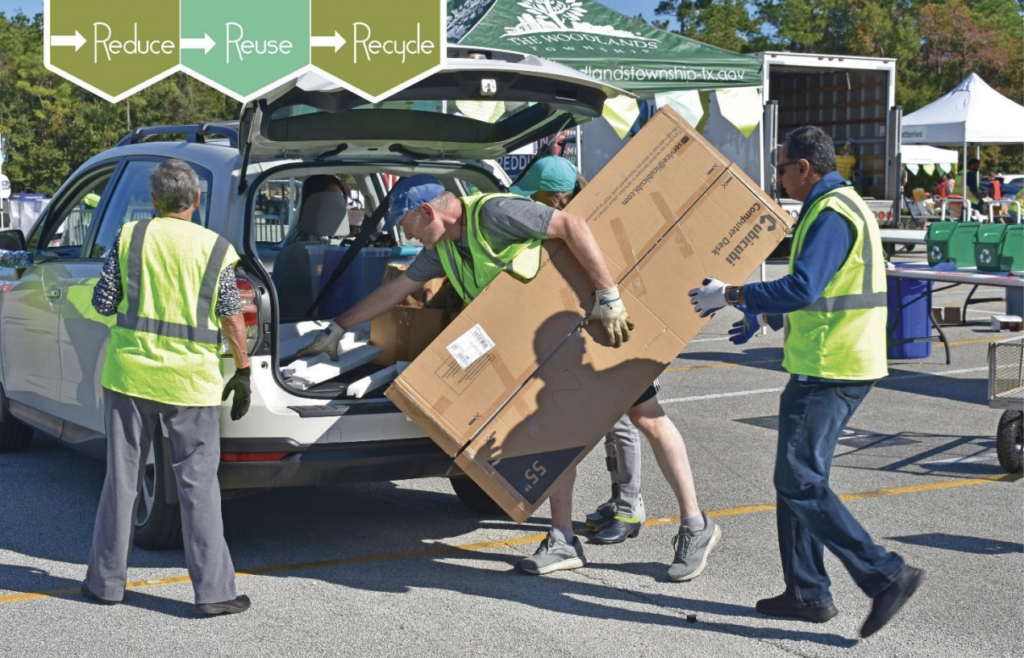 3r Drive-Thru Recycling Event The Woodlands Township