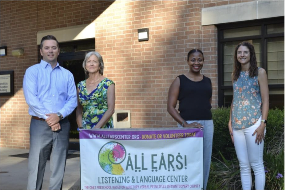 All Ears! Listening and Language Center The Woodlands New Board Members 2022 Justus Corley, Sarah Redfield, Adrianne Johnson, Jessica Perkey