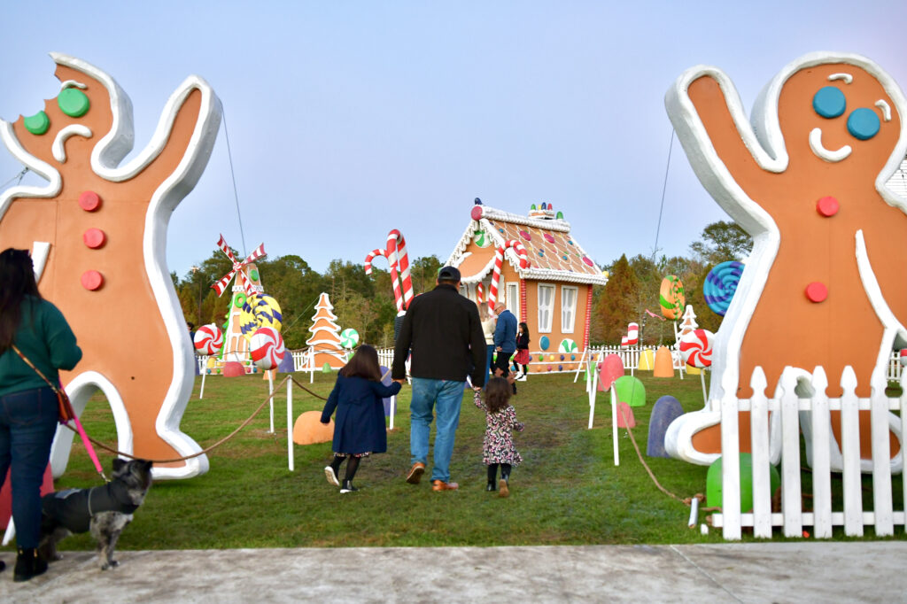 Giant Gingerbread Village City Place Spring Texas