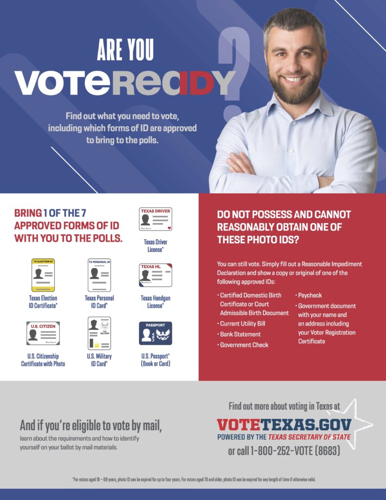 Texas Voter ID 2022 Elections