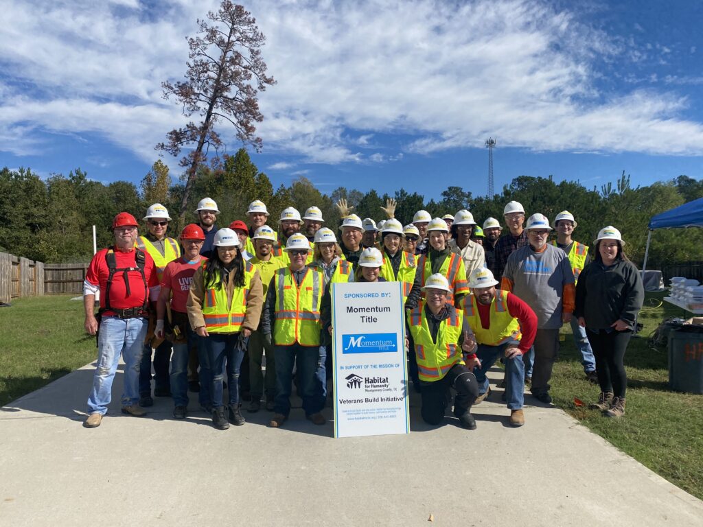 Habitat for Humanity of Montgomery County Texas Veterans Build 2022