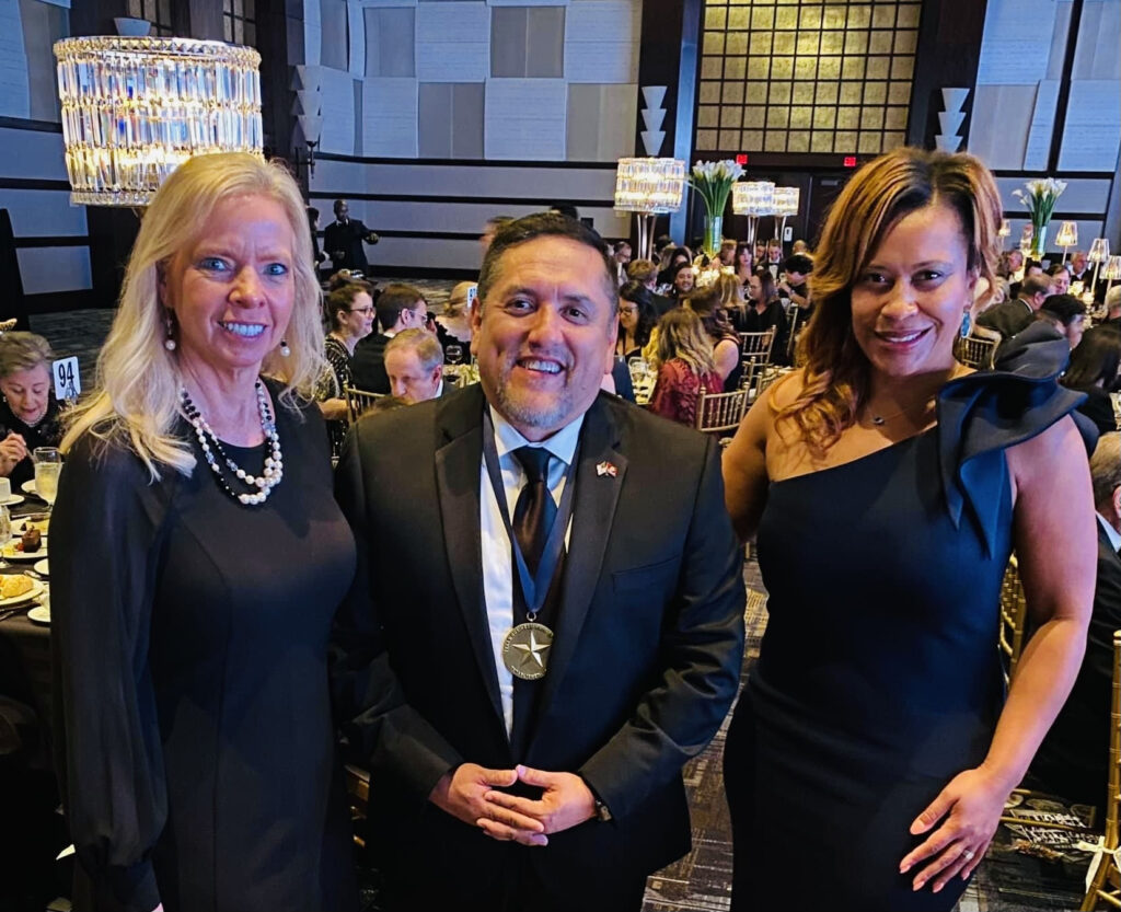 Pictured from l-r, Rhonda Ellisor (Director Sam Houston State University-SBDC), Miguel (CONGANAS), and Shani Robinson (Associate Dean & Accounting Professor College of Business, Sam Houston State University).