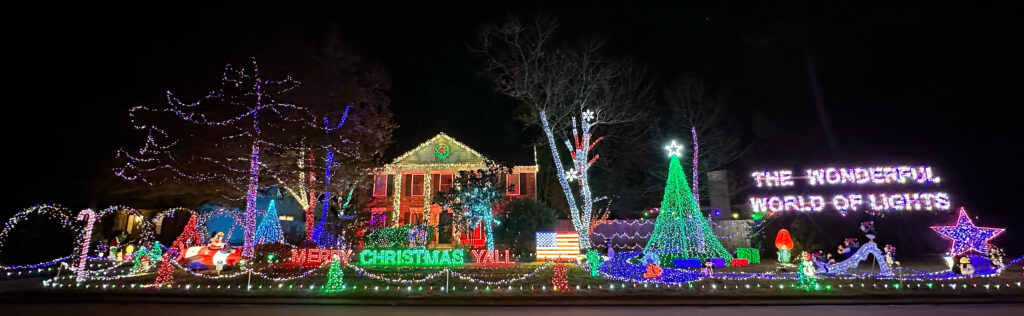 Christmas Lights in The Woodlands Area The Wonderful World of Lights Trillium Circle