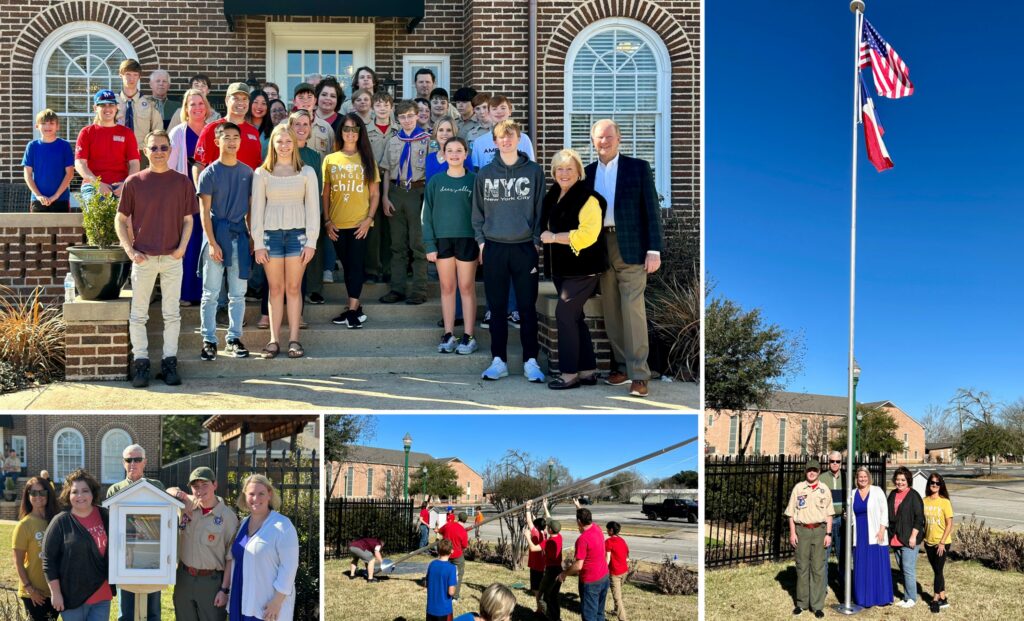 Eagle Scout Project for CASA Child Advocates of Montgomery County at The Rock Center for Child Advocacy Downtown Conroe