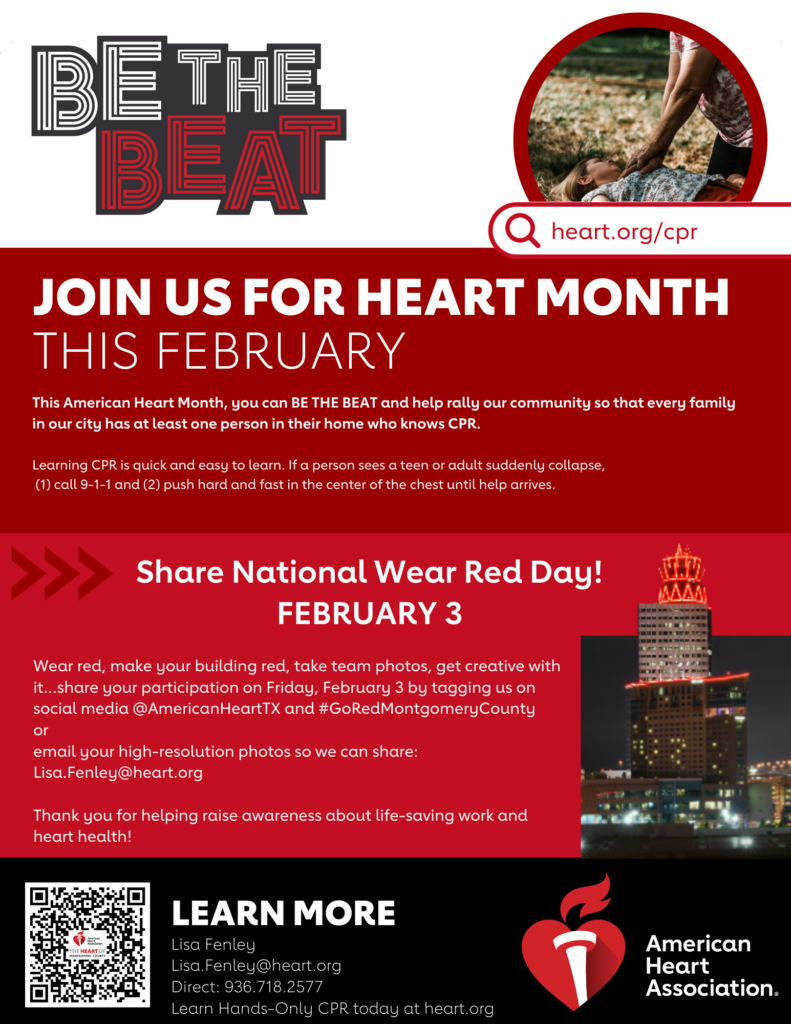 National Wear Red Day - Friday, Feb. 3