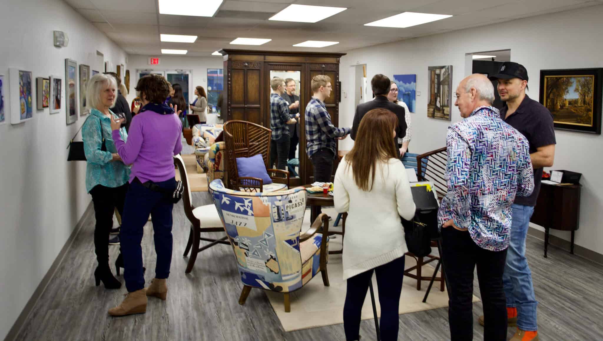 "Shadows & Reflections" Group Art Show now on display at The Woodlands