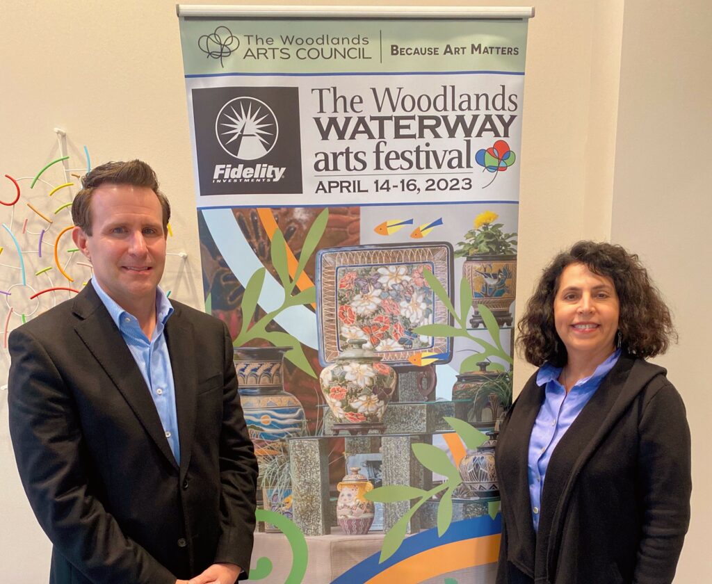 Fidelity Investments 2023 Title Sponsor of The Woodlands Arts Council's Woodlands Waterway Arts Festival