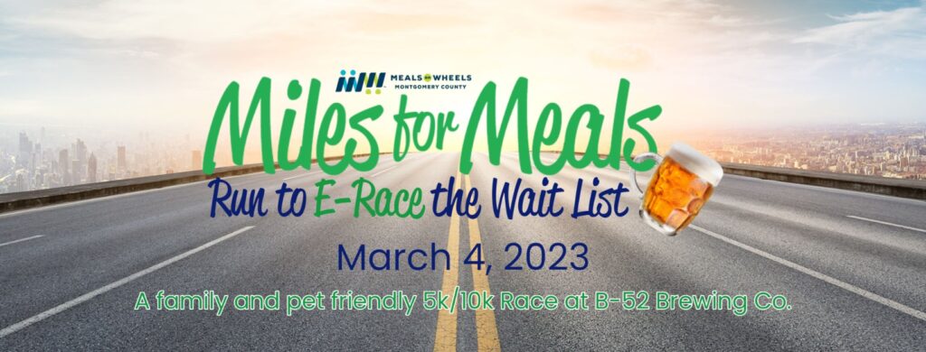 Miles for Meals Run 5k 10k Meals on Wheels Montgomery County