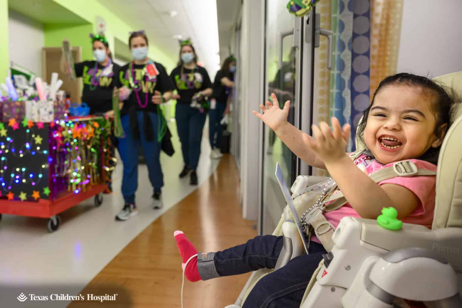 Texas Children’s Hospital Joins Mardi Gras Fun with Parade and