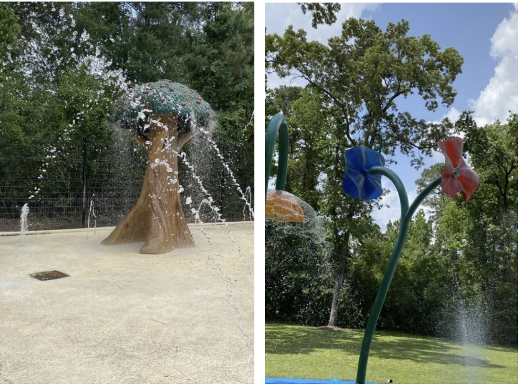 Spraygrounds and splashpads in The Woodlands