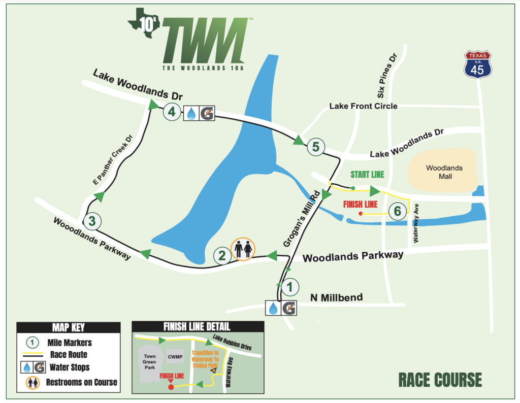 TWM 10k 2021 Course Map