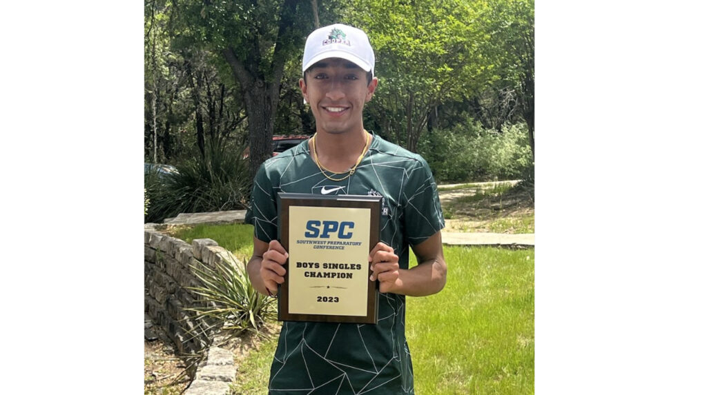 The John Cooper School’s Varsity Tennis Player Mahir Khurana is the 2023 SPC Boys Singles Champion