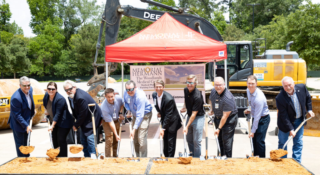 Memorial Hermann The Woodlands Medical Center breaks ground on 5th Medical Plaza and 4th Parking Garage