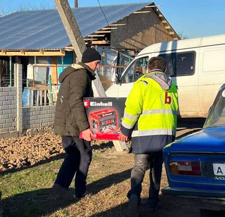 Generator Delivery in Kherson