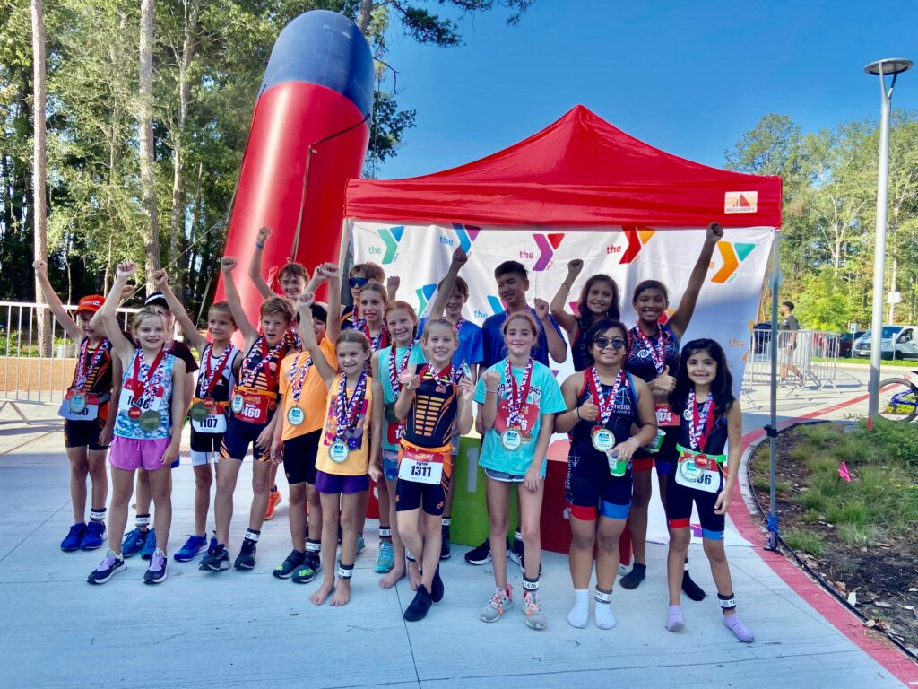 The Woodlands Family YMCA Kids Tri Series Finishers